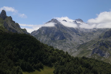 Mountanious landscape in the North of Spain