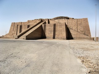 A view of the Ziggurat in Iraq