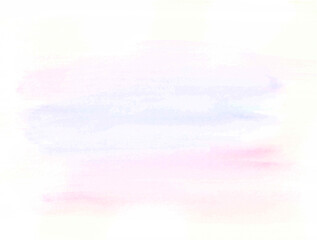 Watercolor abstract background in pink and blue tones