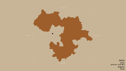 Sofia - Bulgaria. Bounding box. Pattern