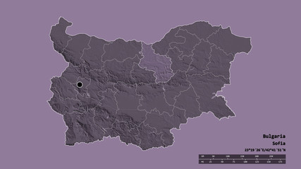 Location of Veliko Tarnovo, province of Bulgaria,. Administrative
