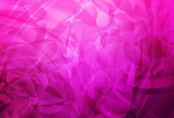 Light Pink vector texture with abstract forms.