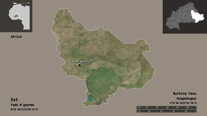 Est, region of Burkina Faso,. Previews. Satellite