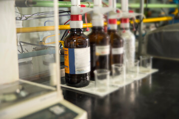 chemistry laboratory glassware