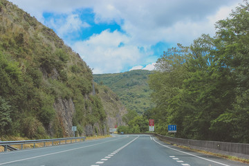 road to the mountains