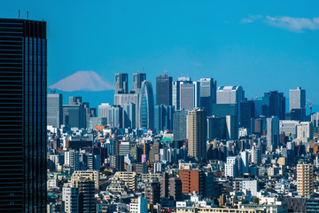 TOKYO - April 3: With over 35 million people, Tokyo is the world's most populous metropolis and is described as one of the three command centers for world economy April 3, 2019  in Tokyo, Japan