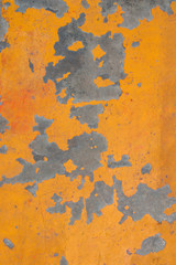 Abstract Old Orange Grunge Cement Wall for texture background