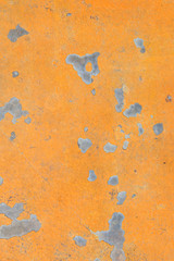 Abstract Old Orange Grunge Cement Wall for texture background