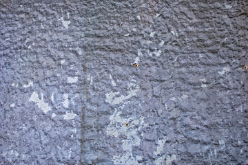Abstract concrete wall with remnants of old paint (grunge effect)