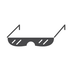 sport glasses accessory silhouette icon design