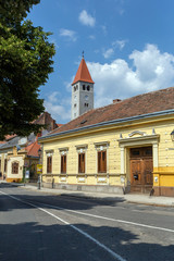 Fototapeta na wymiar Old buildings on the streets of Koszeg, Hungary