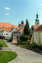 Old buildings in Koszeg, Hungary