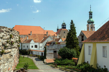 Fototapeta na wymiar Old buildings in Koszeg, Hungary