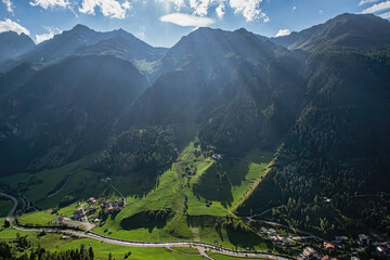 Blick ins Kaunertal, Feichten