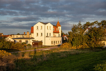 Obraz premium Hiddensee, Germany, 10-14-2019, Hiddensee Island in the Western Pomerania Lagoon Area// Vitte