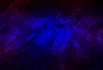 Fototapeta premium Dark Blue, Red vector triangle mosaic template.