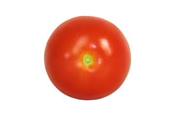 
Tomato on white background isolated