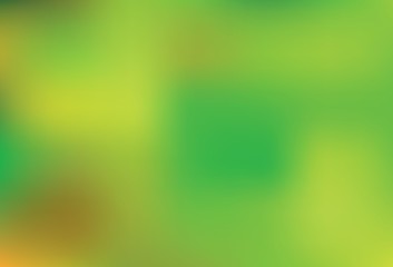 Fototapeta na wymiar Light Green, Yellow vector abstract blurred background.