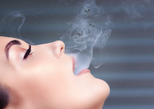 Lips Blowing Smoke Images – Browse 1,646 Stock Photos, Vectors, and