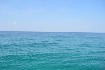 phi phi island blue sea  green sea blue sky