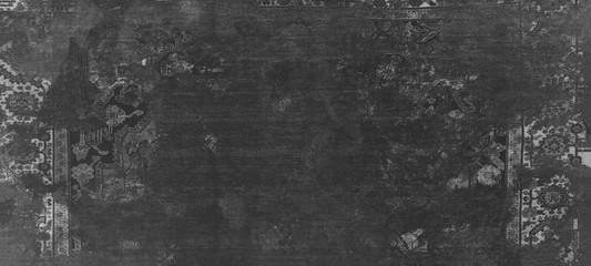 Grunge worn shabby vintage retro black anthracite gray grey concrete stone cement print motif...