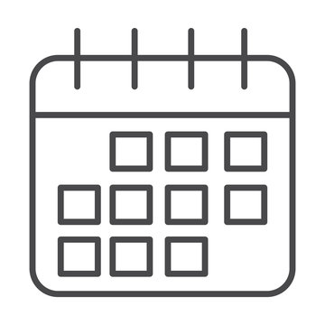 recommend clip art: reminder date calendar planning line icon design