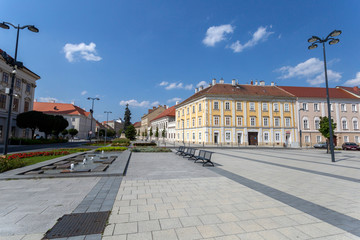 Naklejka premium Summer day in Szombathely, Hungary