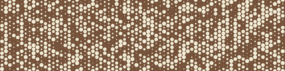 Abstract Color Halftone Dots generative art background illustration
