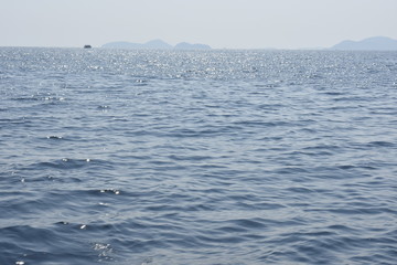 Beautiful blue sea and sky 