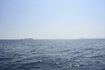 Beautiful blue sea and sky 