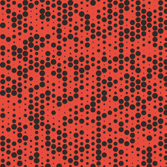 Abstract Color Halftone Dots generative art background illustration