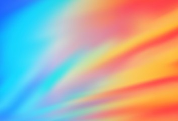 Fototapeta premium Light Blue, Yellow vector abstract blurred background.