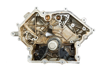 Fototapeta premium Chain camshaft drive. Isolate.