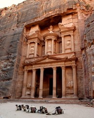 The Treasury: ancient city of Petra in Jordan