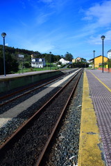 Fototapeta na wymiar Estacion tren Ortigueira