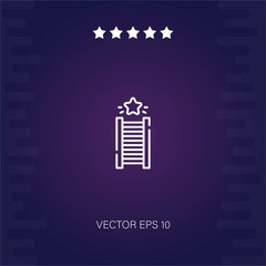 ladder vector icon modern illustration