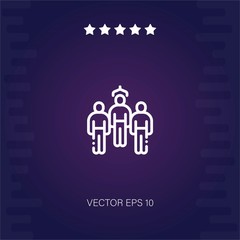 selection process vector icon modern illustration