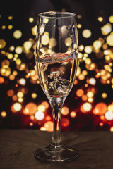two glasses of champagne