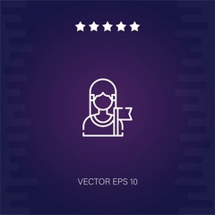 leader vector icon modern illustration