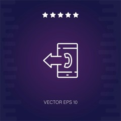 sending call vector icon modern illustration
