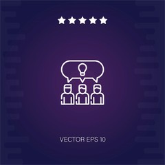 idea vector icon modern illustration