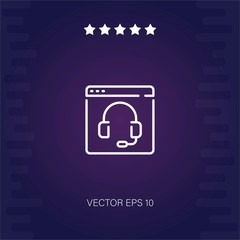 video chat vector icon modern illustration