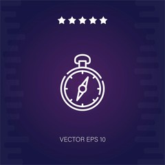 compass vector icon modern illustration