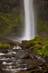 Latourell falls in the Columbia River Gorge national Scenic Area, Oregon