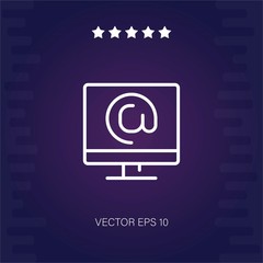 website vector icon modern illustration