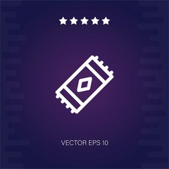 carpet vector icon modern illustration