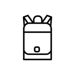 Backpack icon template