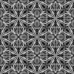 Ornamental mandala design abstract background. Seamless pattern