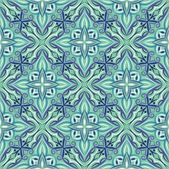 Ornamental mandala design abstract background. Seamless pattern
