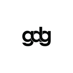 gdg letter original monogram logo design